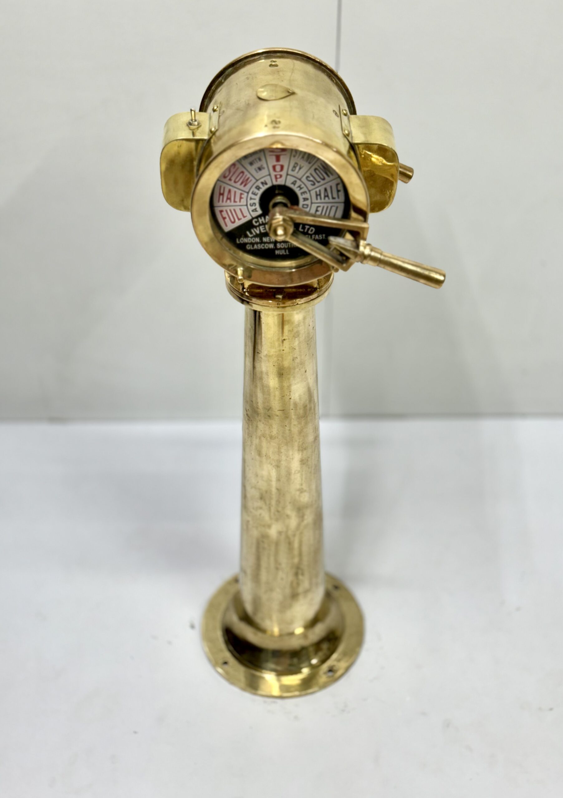 Industrial Brass Chadburns Liverpool Ltd Mechanical Engine Telegraph – London