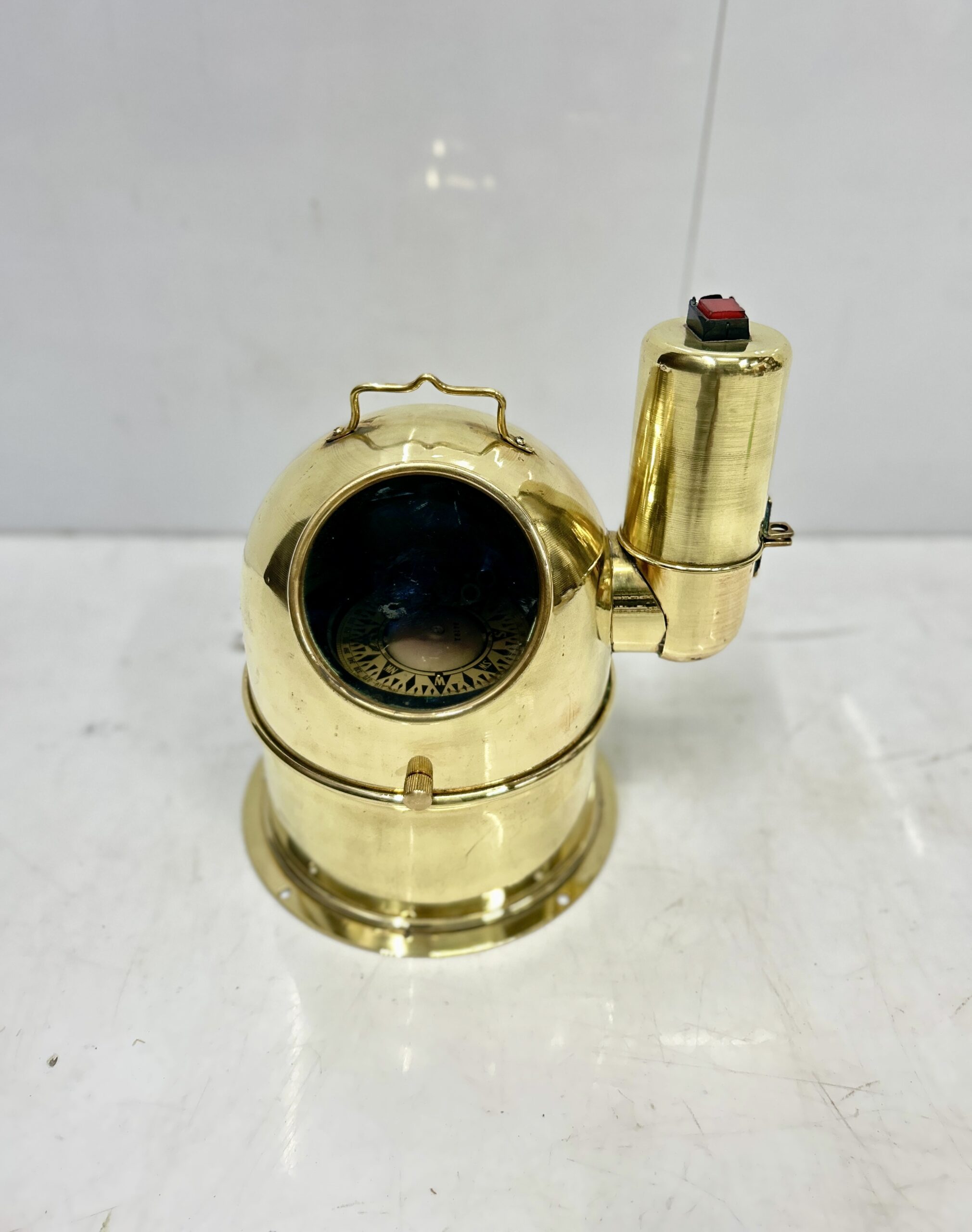 Marine Saura Keiki Seisakusho Co. Ltd Brass Small Boat Compass – Tokyo Japan