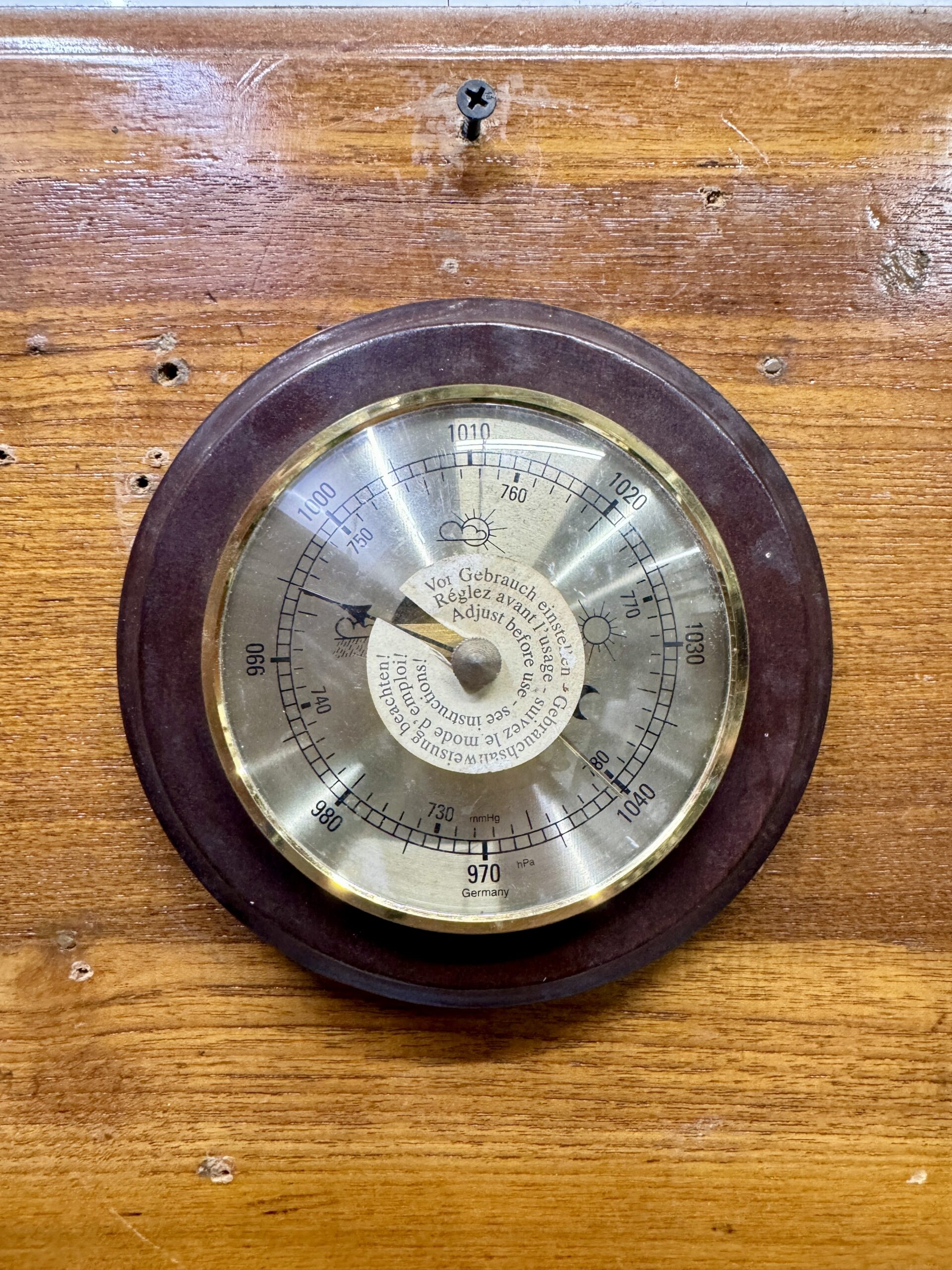 Atmospheric Pressure Maritime Instrument Ship Wall Barometer – Made in Germany